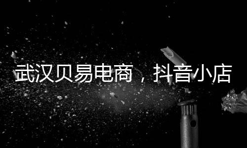武汉贝易电商,抖音小店无货源电商创业者的感言
